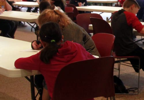 Trinity hosted our annual Mathematics Triathlon on April 20—in Palos Heights, Ill. and Grand Rapids, Mich.