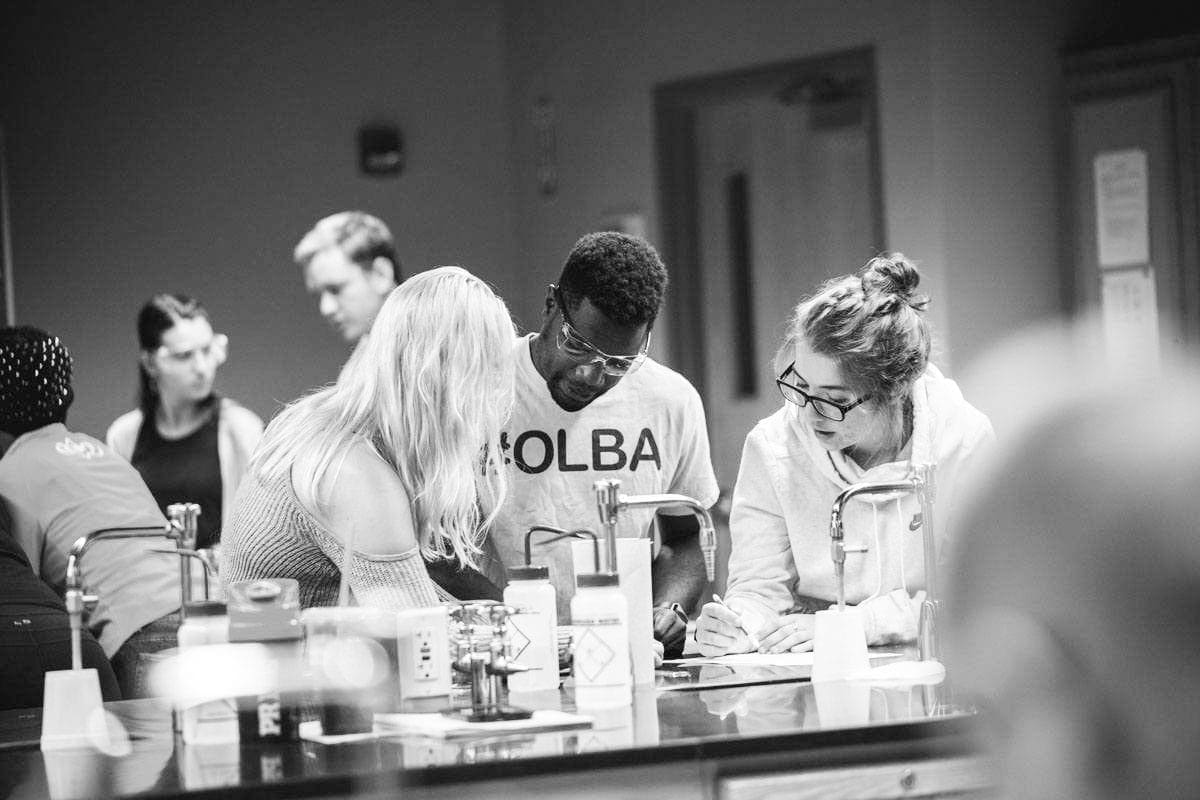 science black and white