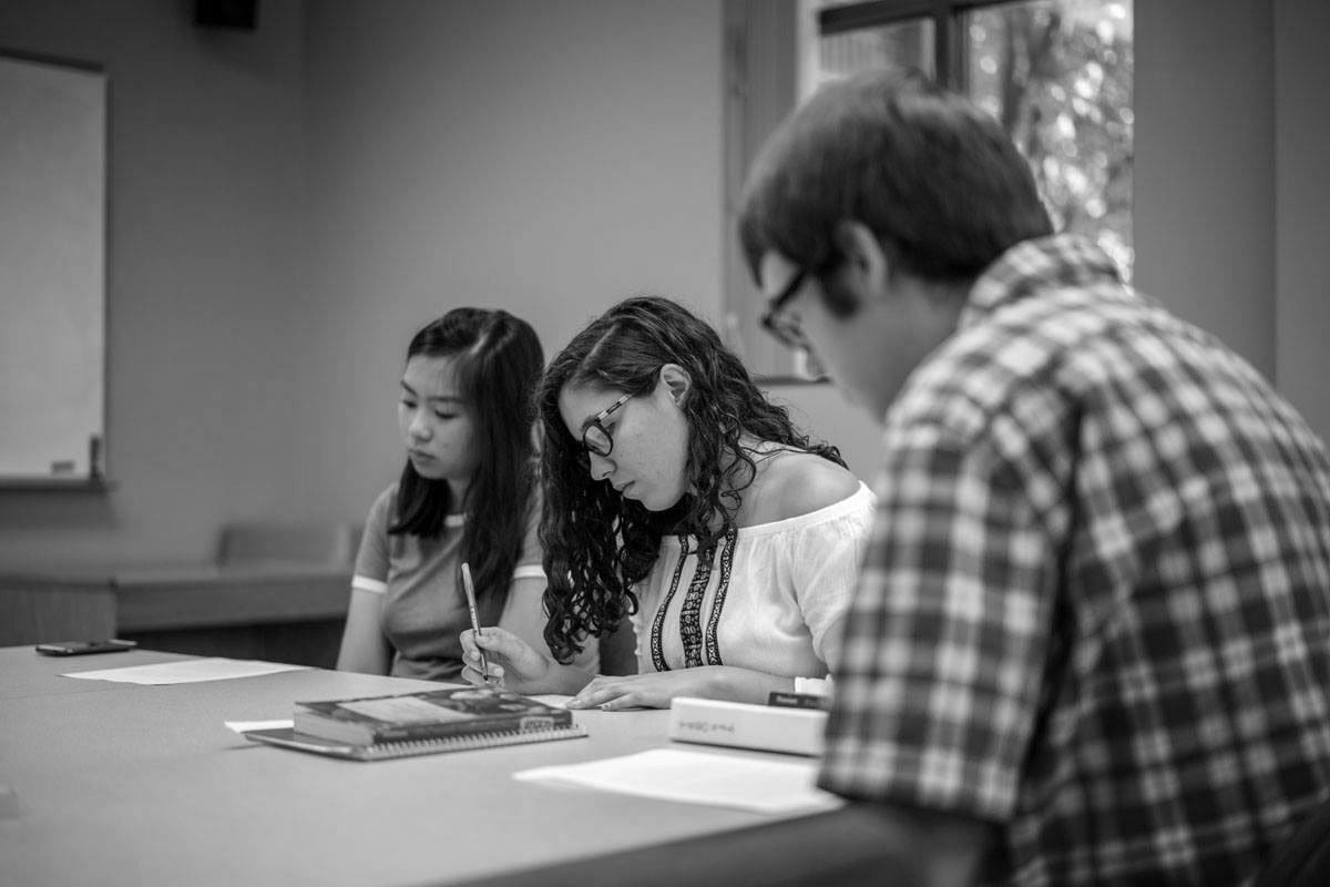 youth ministry black and white
