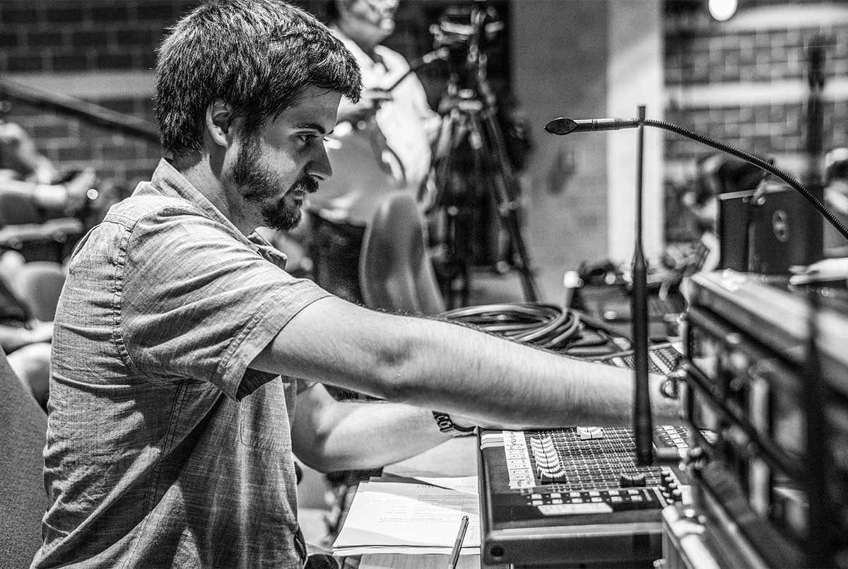 trinity music production major black and white