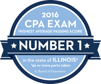 2016-2017 Annual Review CPA Exam emblem