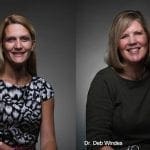 Dr. Tina Decker (l) and Dr. Deb Windes (r)