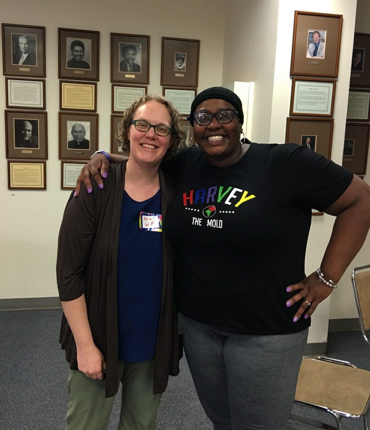 Dr. Woolf and Dr. Jones at Conference Presentation