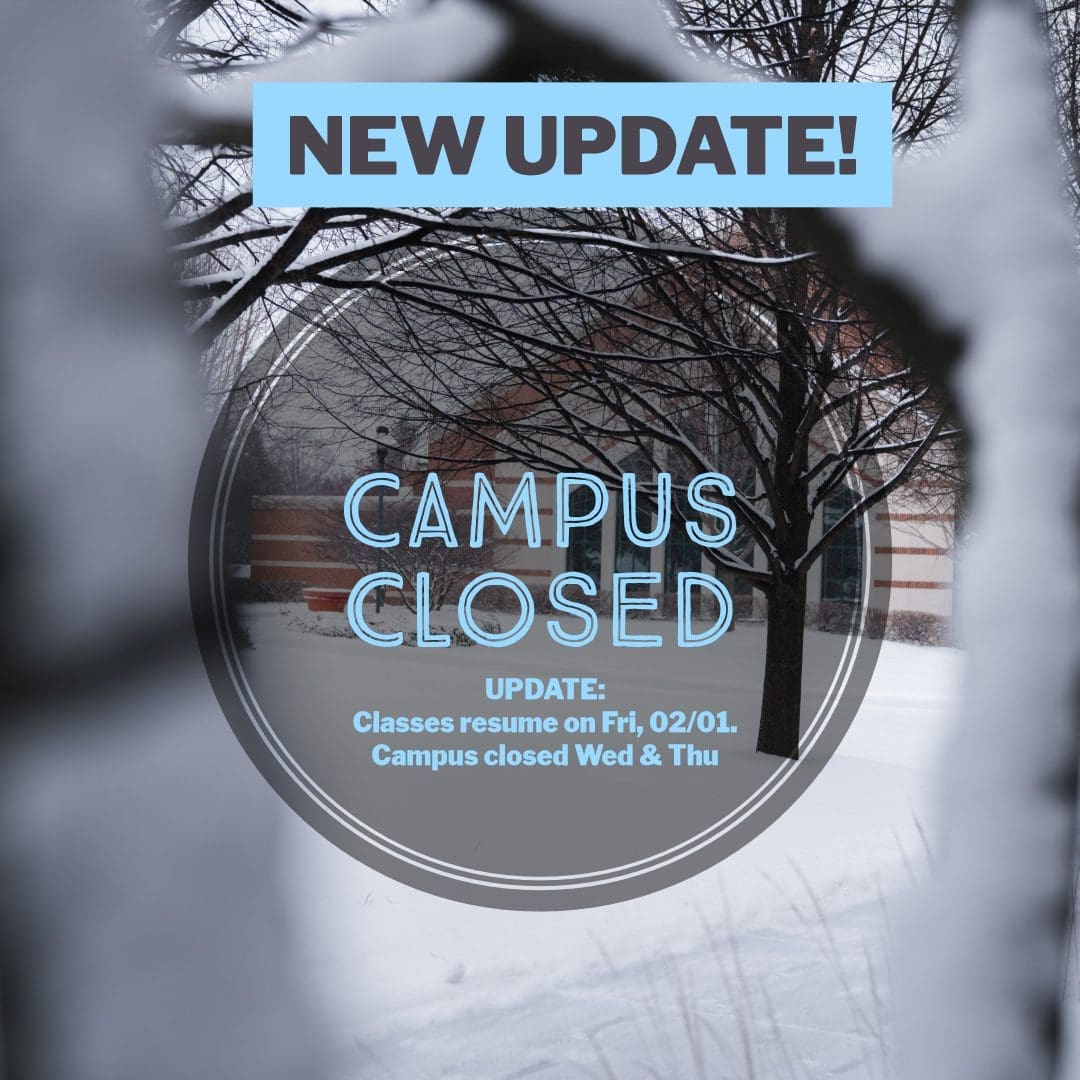 Campus closed until Feb 1