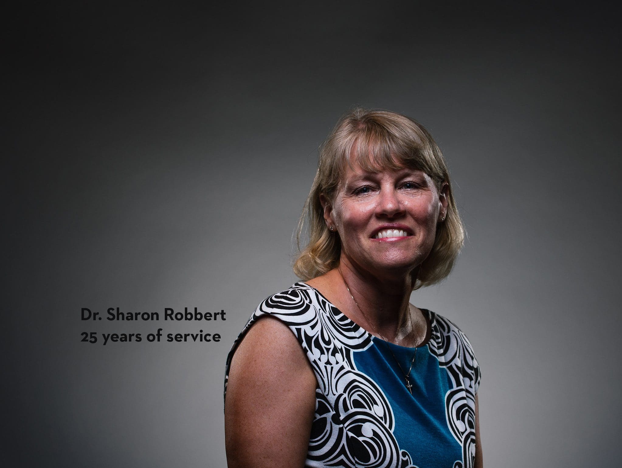 Dr. Sharon Robbert - 25 years of service