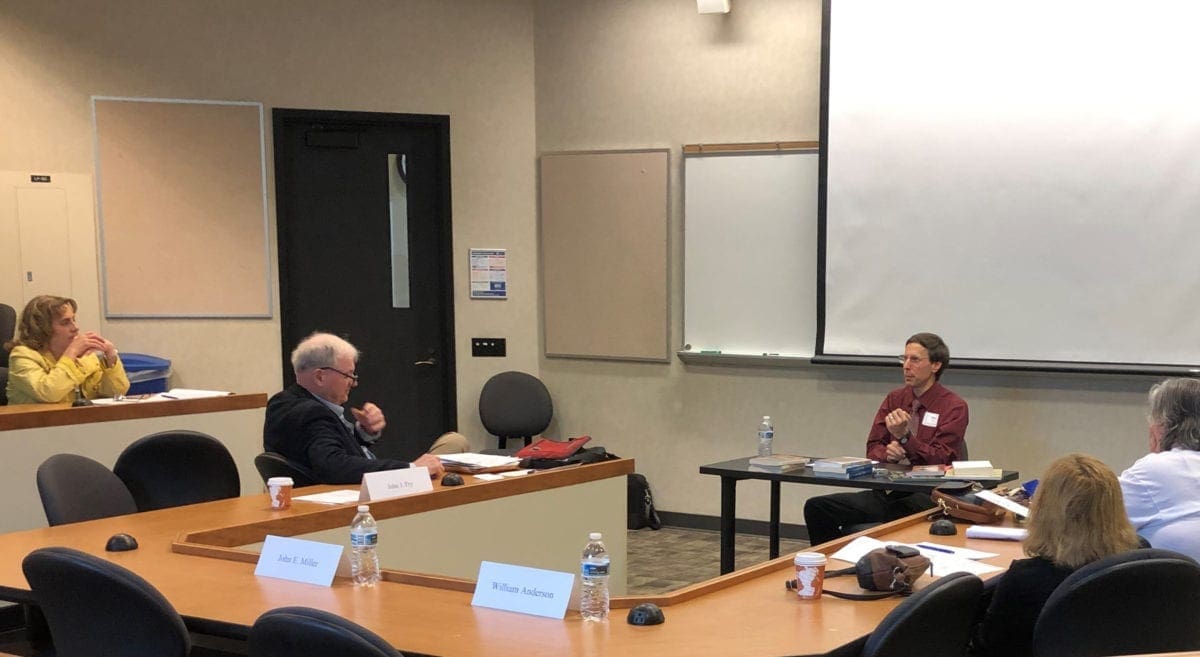 Professor Fry presenting at Conference on Laura Ingalls Wilder