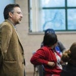 Professor Mario Guzman in class