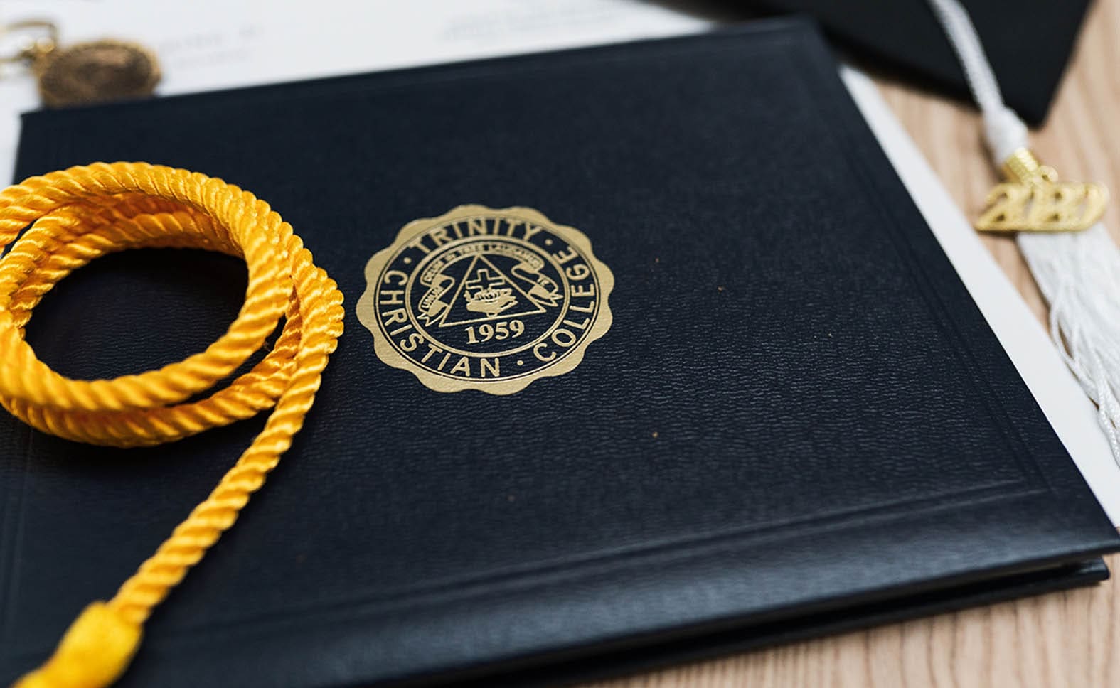 Diploma cover and tassel