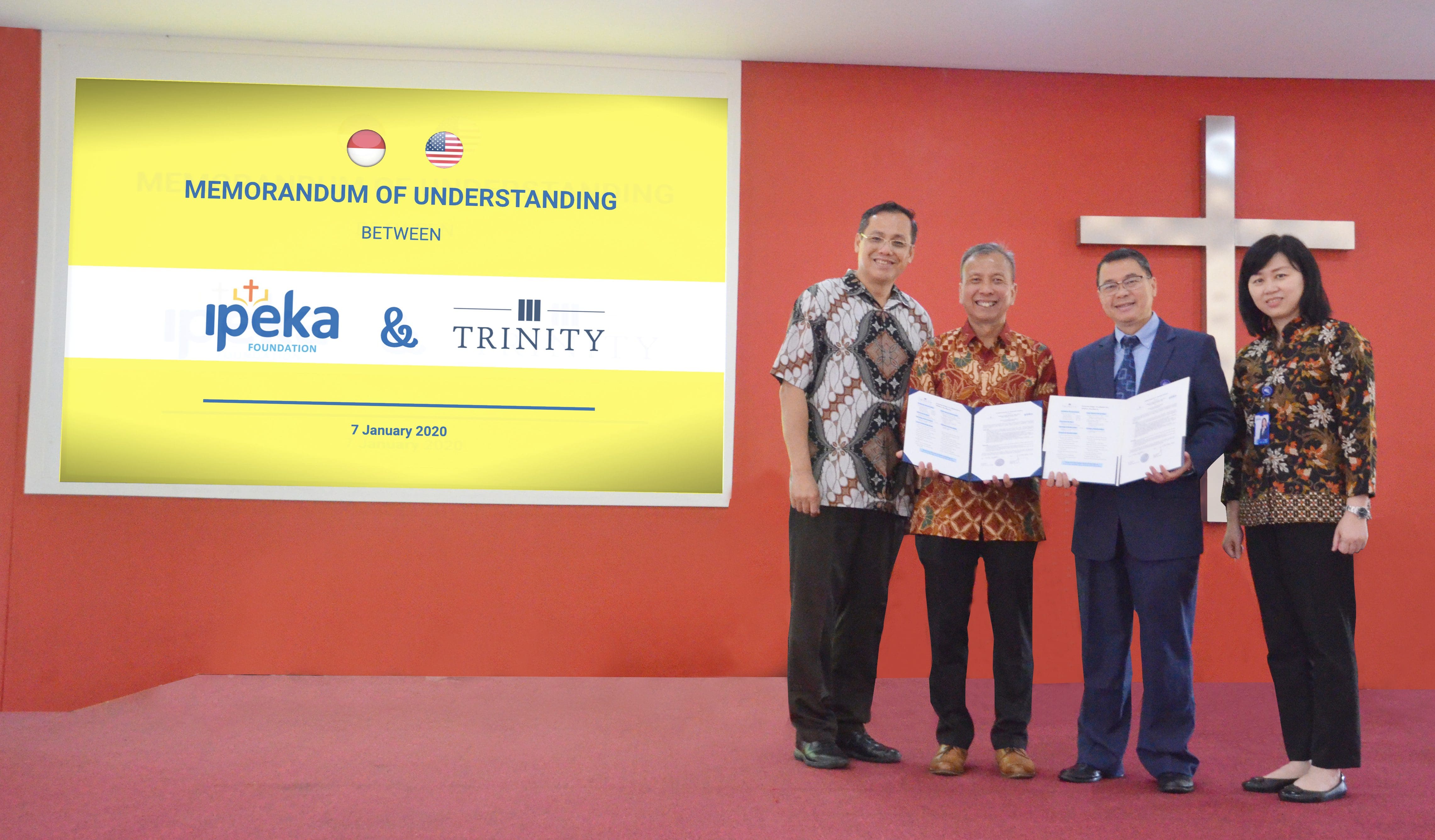 IPEKA Foundation and Trinity Christian College Memorandum of Understanding