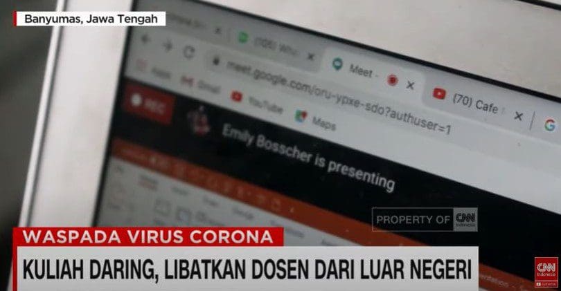 Professor Emily Bosscher on CNN Indonesia
