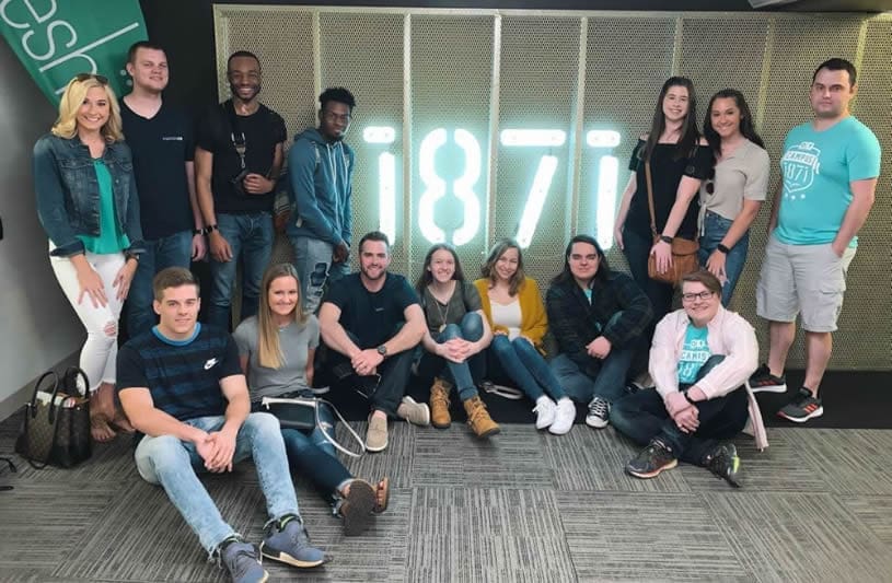 Innovation Club members at 1871