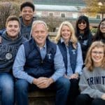 Kurt and Leah Dykstra with students