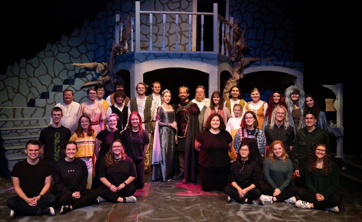 Fall 2021 Mainstage Production of Macbeth - cast and crew