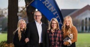 Emma, Kurt, Leah and Juliana Dystra with Mr Bates