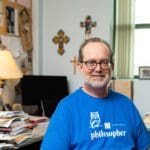 Professor Aron Reppmann in his office