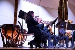 Spring Instrumental Concert - wind ensemble brass section