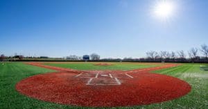 Baseball field panoramic view