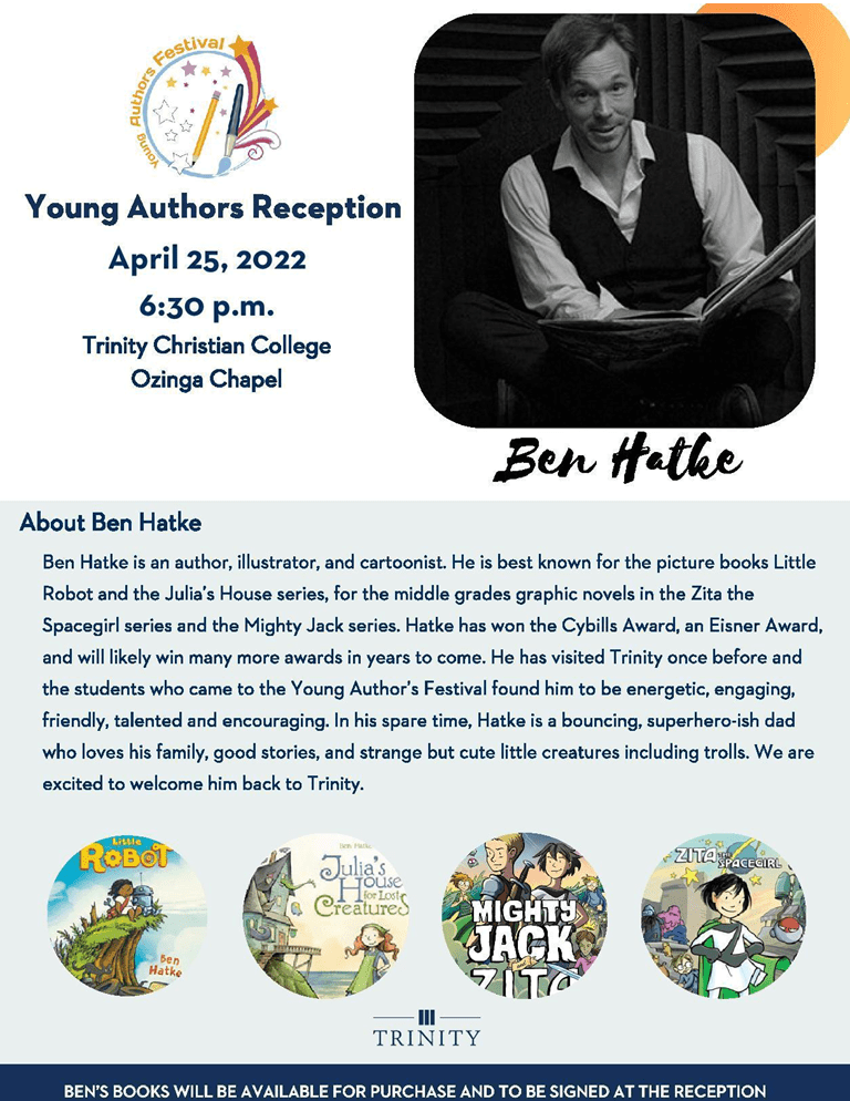 Ben Hatke Young Authors Reception ENews April2022