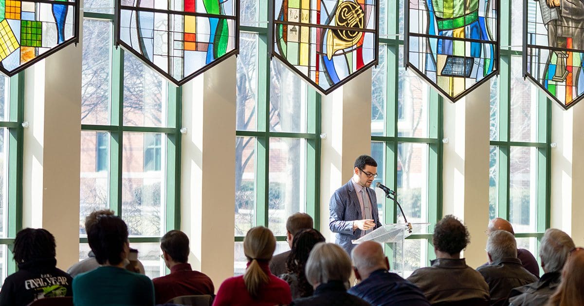 On a beautiful spring-like day in February, Trinity Christian College hosted its annual Black History Month Lecture featuring Dr. Nathan Cartagena, Assistant Professor of Philosophy at Wheaton College.