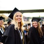 Students at Commencement