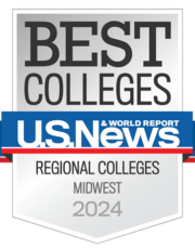 U.S.News & Work Report Best Colleges - Midwest Regional Colleges 2024 Award