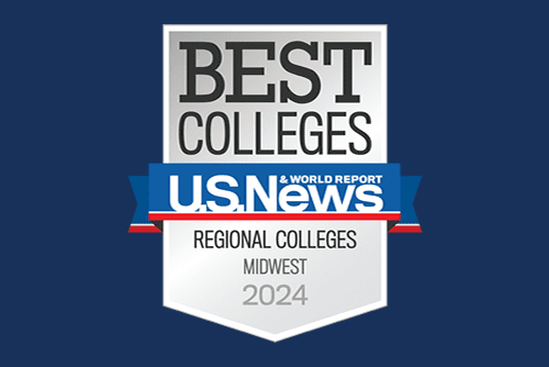 U.S.News & Work Report Best Colleges - Midwest Regional Colleges 2024 Award