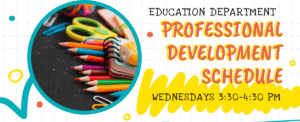 Education Department Professional Development Event - Fall 2023